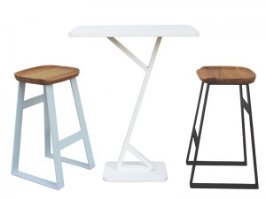 Zoe Bar Table & Bar Stool	 โต๊ะบาร์โซอี้ และเก้าอี้บาร์ 餐桌椅